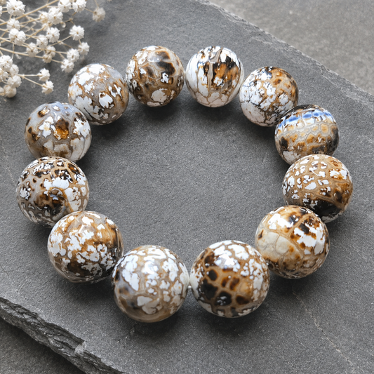 20mm Snowflake Agate