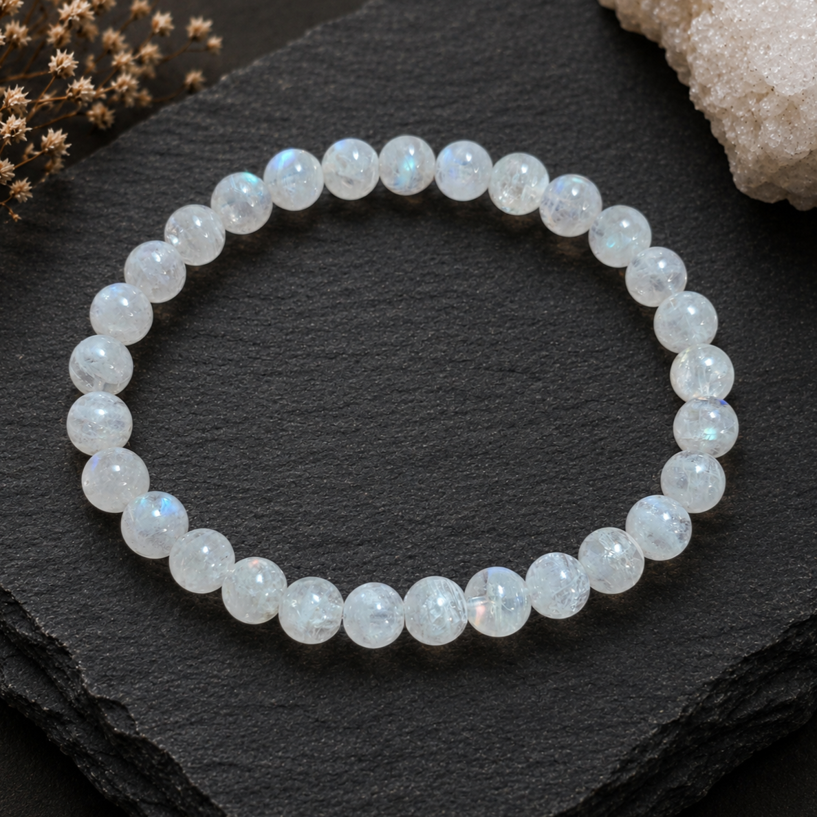7mm Madagascar Moonstone Bracelet