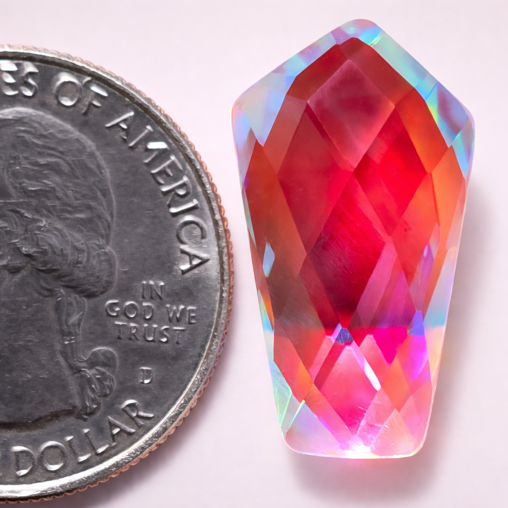 Faceted Aura Quartz
