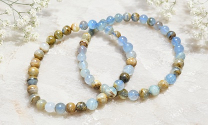 6mm Blue Onyx Bracelet