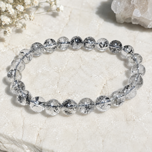8mm Herkimer Diamonds Bracelet