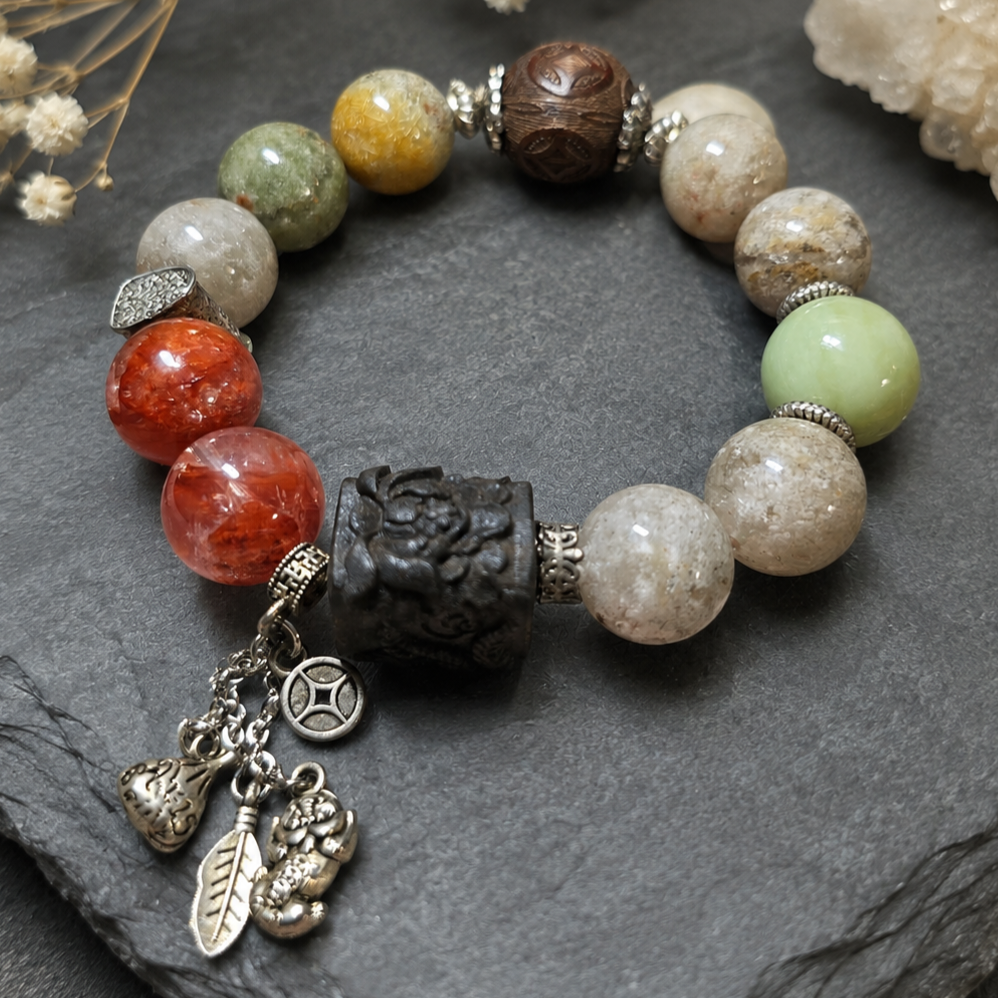 14-15mm Earthy Talisman Bracelet