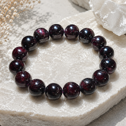 13-14mm Garnet Bracelet