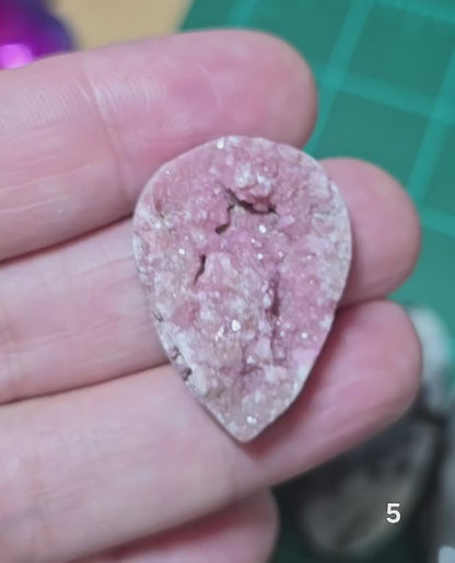 #5 Pink Cobalt Druzy