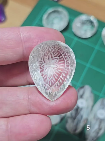 #5 Intaglio Engraved Quartz