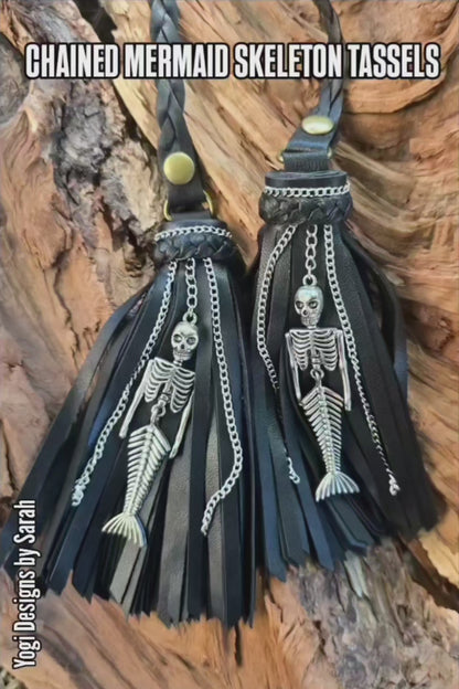 Chained Mermaid Skeleton Tassels