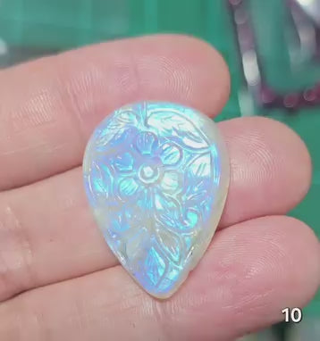 #10 Mughal Carved Moonstone