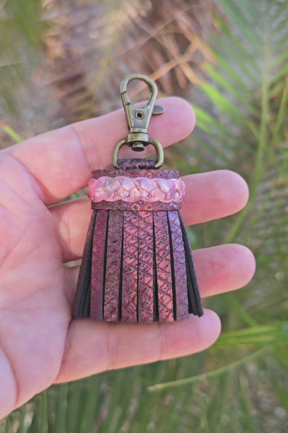 Metallic Copper-Pink Embossed and Metallic Pink