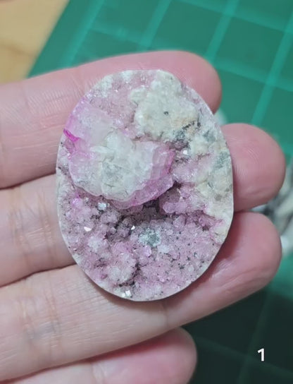#1 Pink Cobalt Druzy
