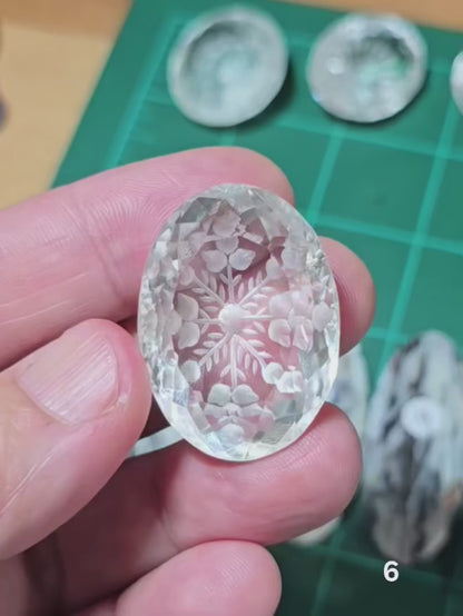 #6 Intaglio Engraved Quartz