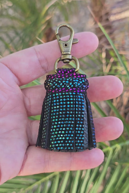 Rainbow Metallic and Black