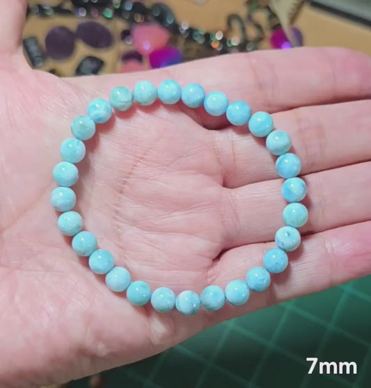 7mm High Quality Larimar