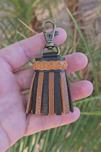 Black and Medium Brown