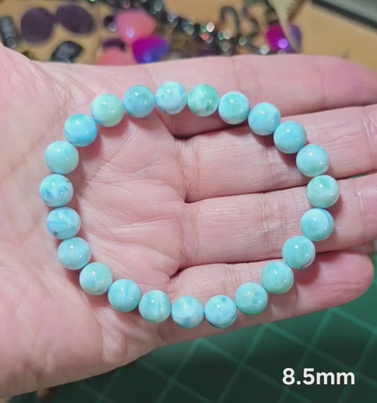 8.5mm High Quality Larimar