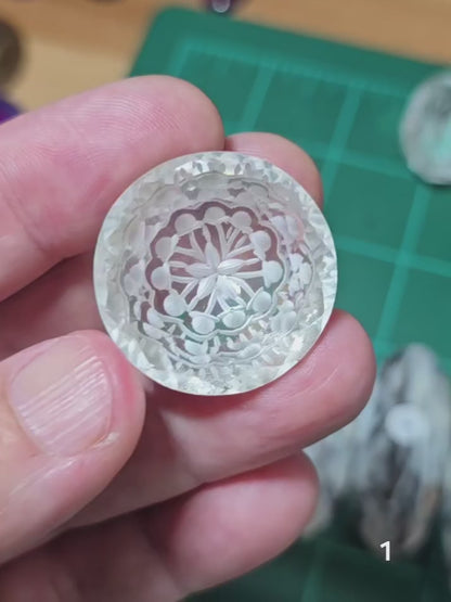 #1 Intaglio Engraved Quartz