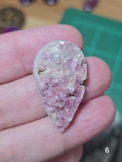 #6 Pink Cobalt Druzy