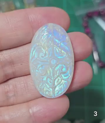 #3 Mughal Carved Moonstone