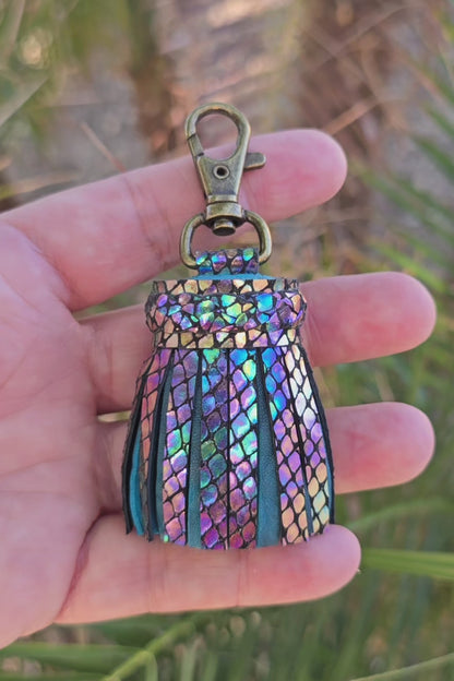 Rainbow Metallic and Teal