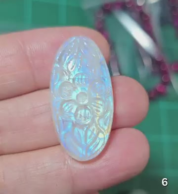 #6 Mughal Carved Moonstone