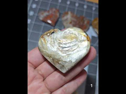 #1 Golden Mica Heart