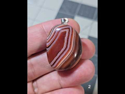 #2 Banded Agate Pendant