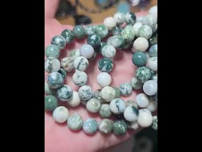8mm Moss Agate