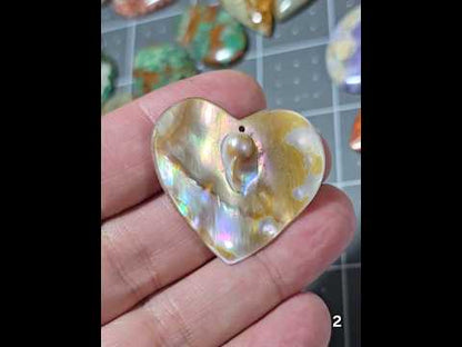 #2 Mother-of-Pearl Heart Pendant