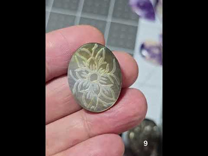 #9 Carved Mother Of Pearl
