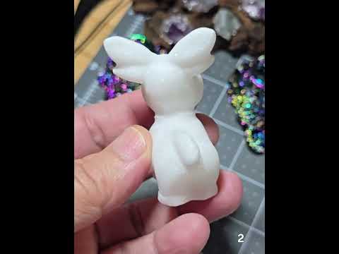 #2 White Jade Reindeer