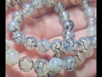 8mm Dragon Vein Agate