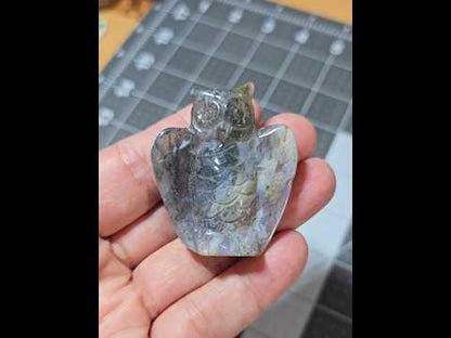 Moss Agate Owl