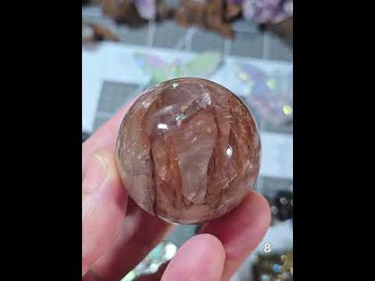 #8 Fire Quartz Sphere