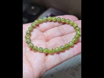 7mm Peridot Bracelet