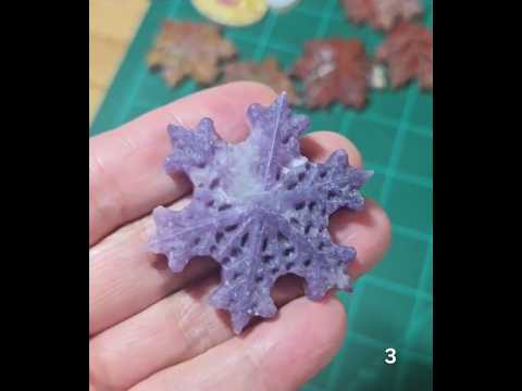 #3 Purple Mica Snowflake