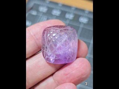 #3 Carved Ametrine Cabochon