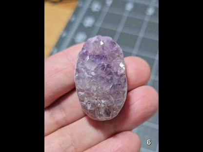 #6 Amethyst Druzy Cabochon