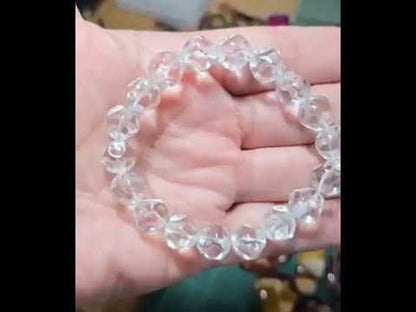 10mm Polyhedral Clear Quartz