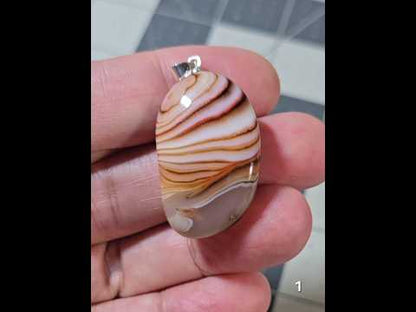 #1 Banded Agate Pendant