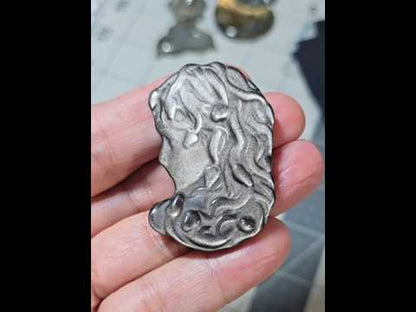 Silver Obsidian Medusa