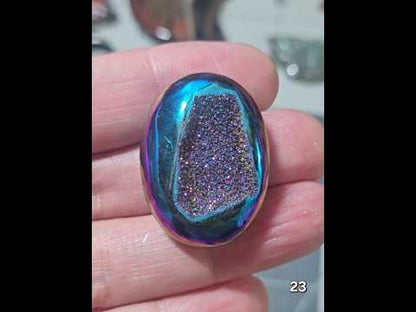 #23 Titanium Window Druzy
