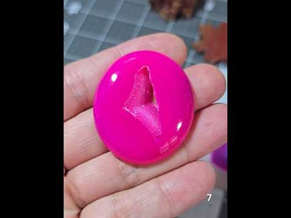 #7 Pink Druzy Agate