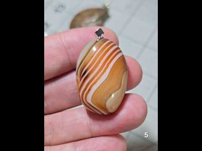 #5 Banded Agate Pendant
