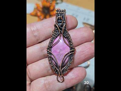 #30 Phosphosiderite Wire-wrapped Pendant