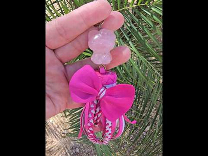 Pink Sugar Quartz Tassel