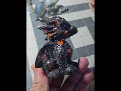 Yooperlite Carved Baby Dragon