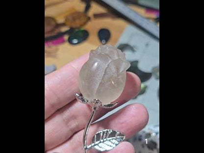 #1 Smoky Quartz Rose