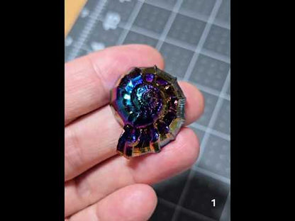 #1 Aura Coated Ammonite Fossil