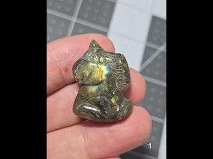 #1 Labradorite Mini Unicorn