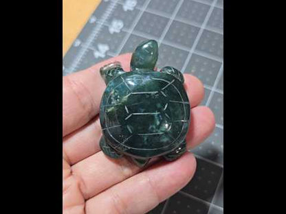 Moss Agate Turtle