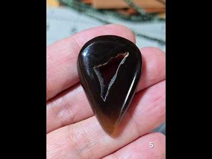#5 Black Druzy Agate